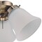 Westinghouse Ceiling Fan -Light Kit 3Lgt Cluster, Antique Brass Frosted Ribbed Glass 7784800 - alternate 2